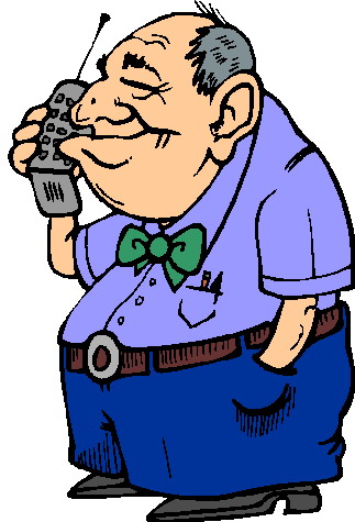 Phoning clip art