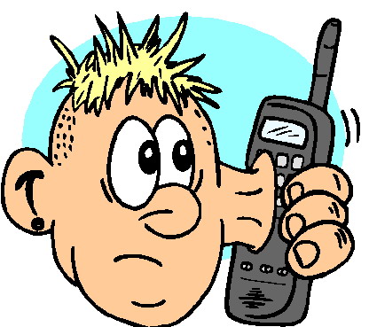 Phoning clip art