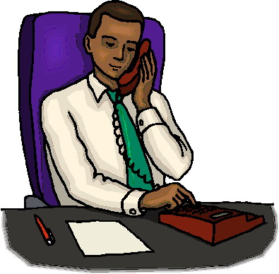 Phoning clip art