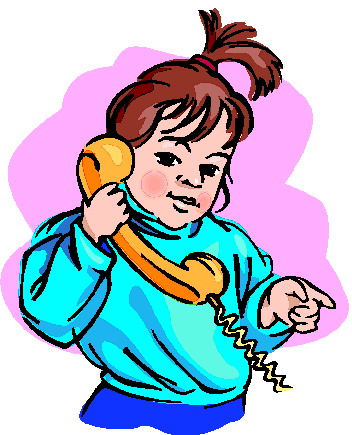 Phoning clip art