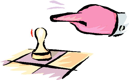 Playing chess clip art