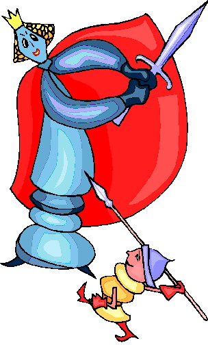 Playing chess clip art