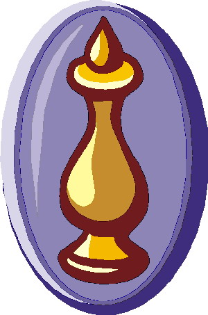 Playing chess clip art