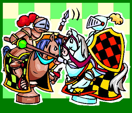 Playing chess clip art