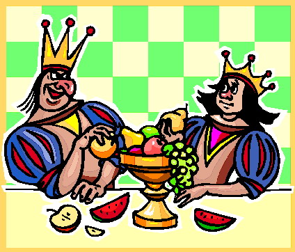 Playing chess clip art