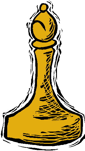 Playing chess clip art