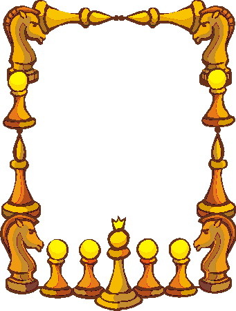 Playing chess clip art