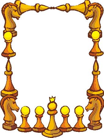 Playing chess clip art