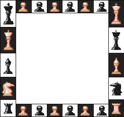 Playing chess clip art