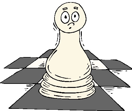 Playing chess clip art