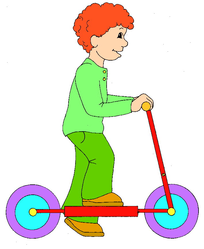 Playing children clip art