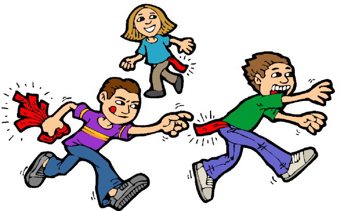 Playing children clip art