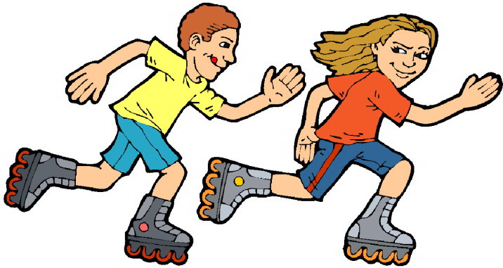 Playing children clip art