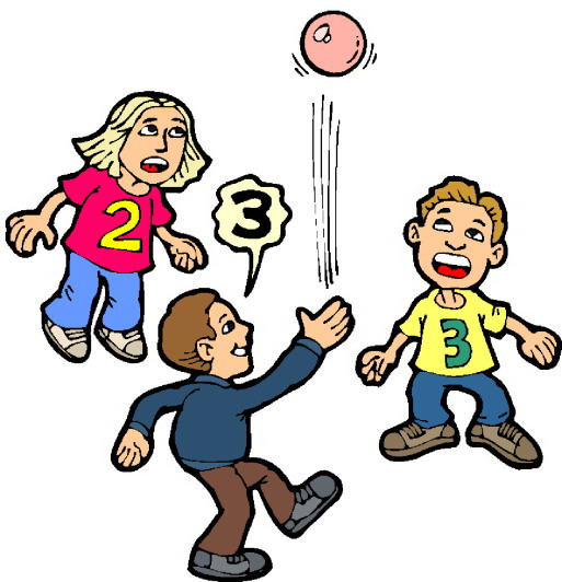 Playing children clip art