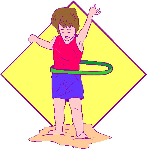 Playing children clip art