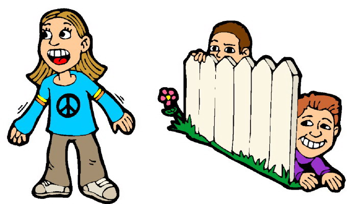 Playing children clip art