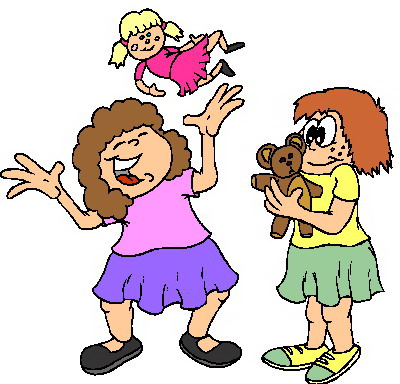 Playing children clip art