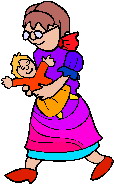 Playing children clip art
