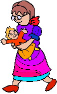 Playing children clip art