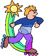 Playing children clip art