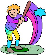 Playing children clip art