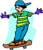 Playing children clip art