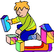 Playing children clip art