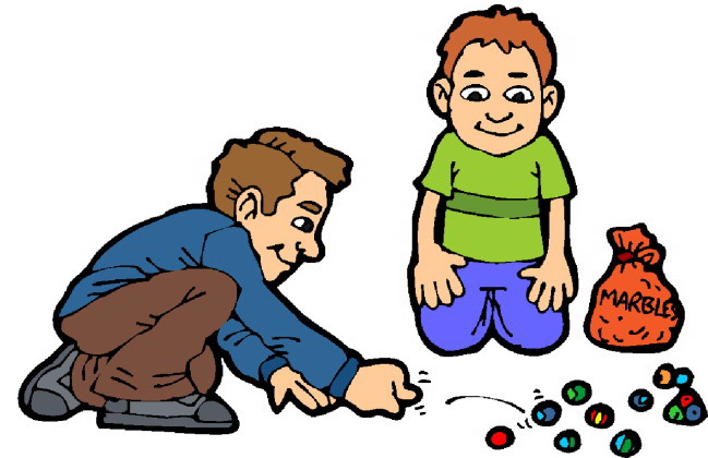 Playing children clip art