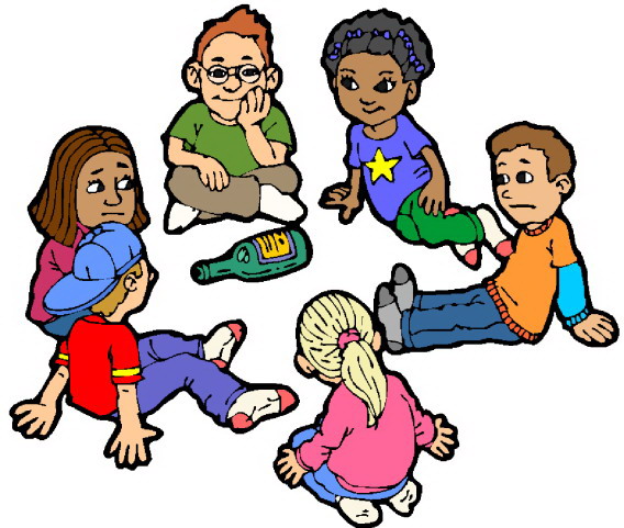 Playing children clip art