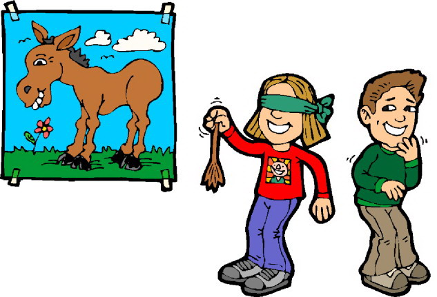 Playing children clip art