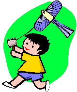 Playing children clip art