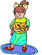 Playing children clip art