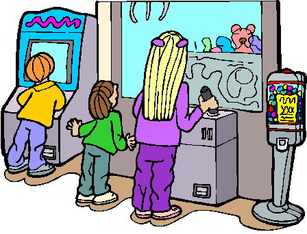 Playing children clip art