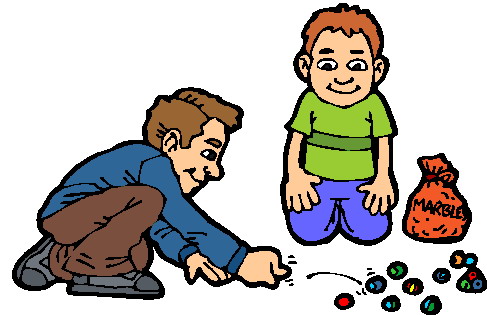 Playing marbles