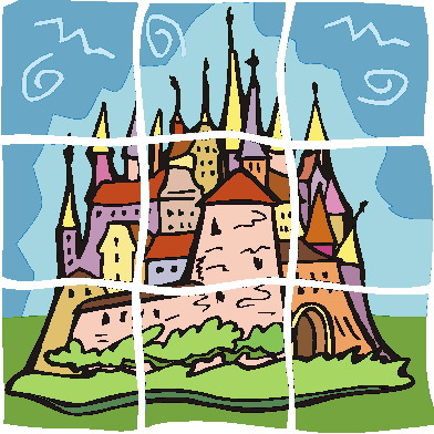 Puzzling clip art