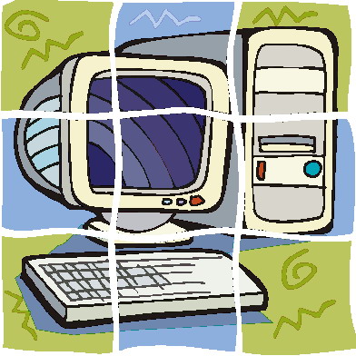 Puzzling clip art