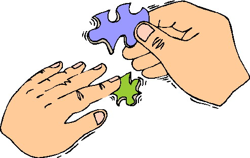 Puzzling clip art