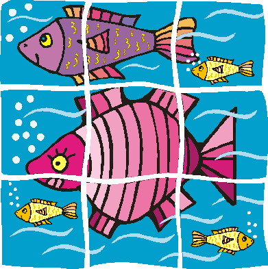 Puzzling clip art