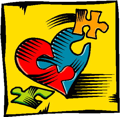 Puzzling clip art