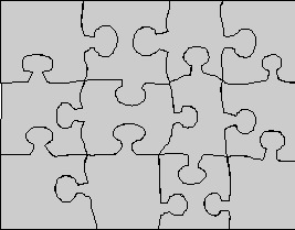 Puzzling clip art