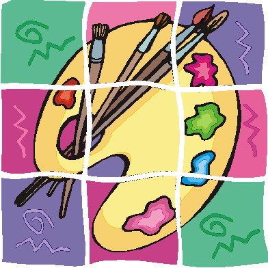 Puzzling clip art