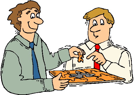 Puzzling clip art