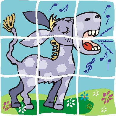 Puzzling clip art