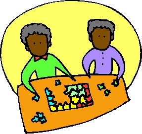 Puzzling clip art