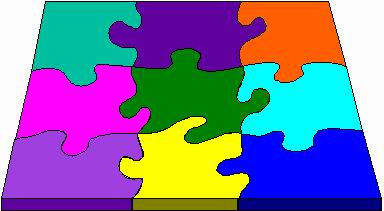 Puzzling clip art