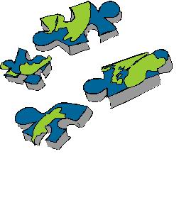 Puzzling clip art