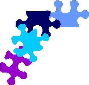 Puzzling clip art