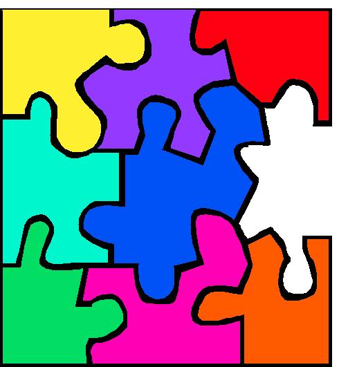 Puzzling clip art