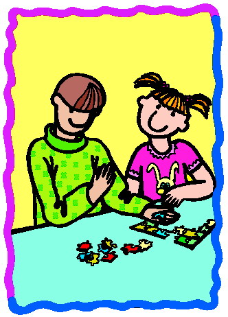 Puzzling clip art