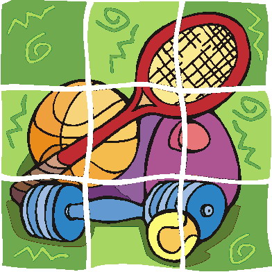 Puzzling clip art